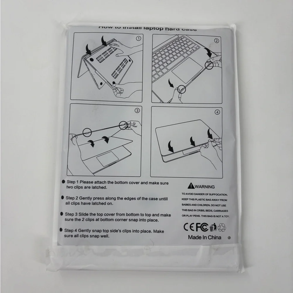 MEEgoodo Flexible Plastic Case for M4 MacBook Pro 14 inch.